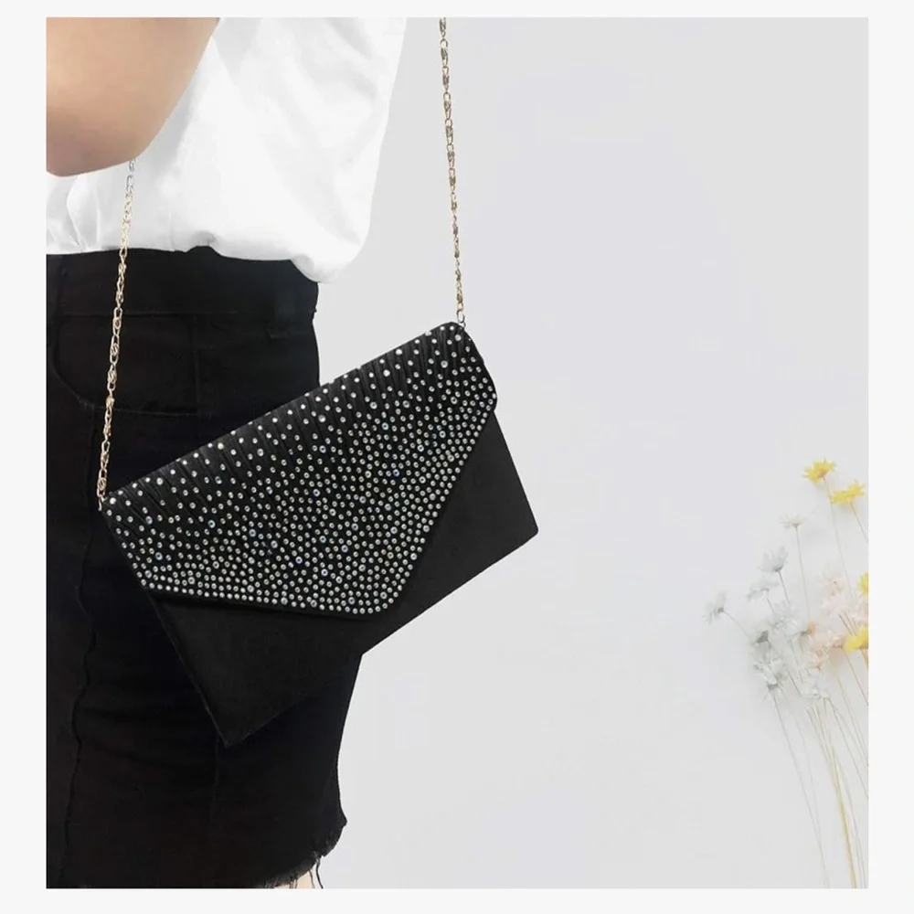 🆕 Ladies Evening Handbags Bridal Wedding Bag Handbag - Picture 3 of 7